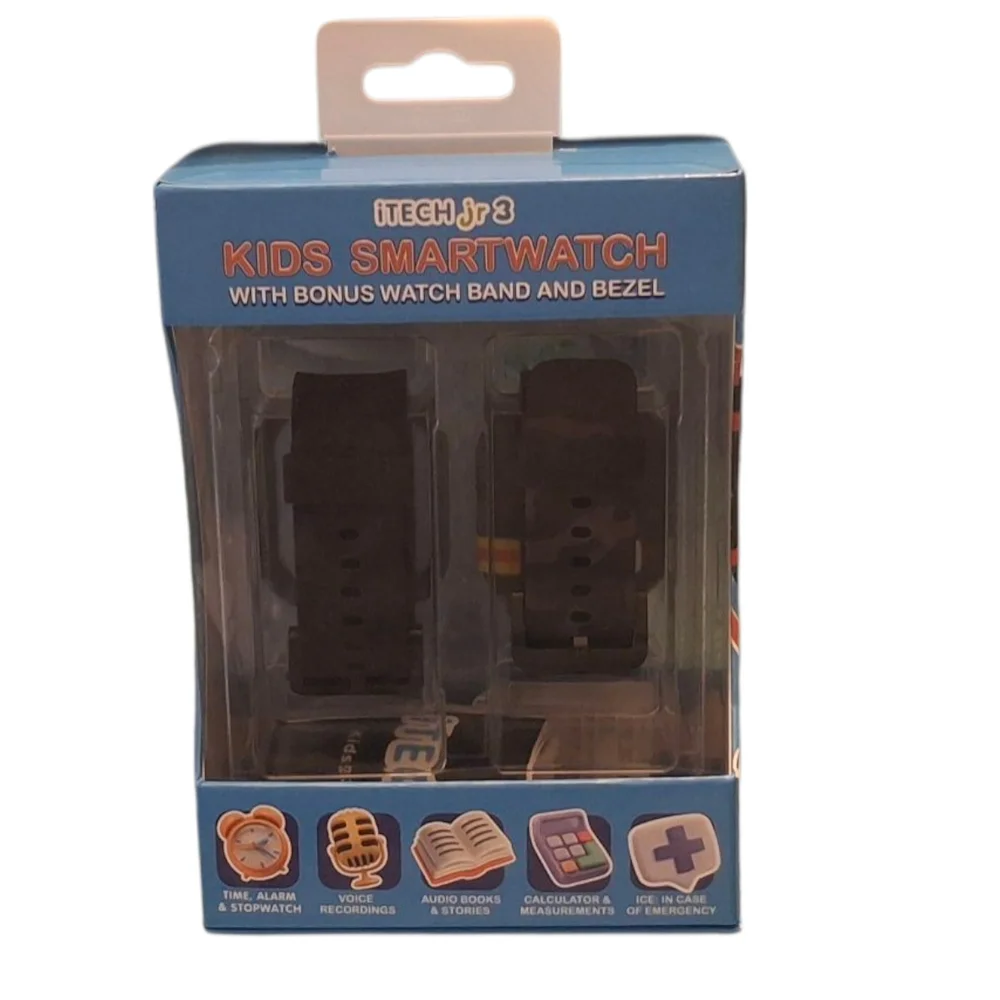 Jr 3 Black Smartwatch for Kids - Picture 2 of 7